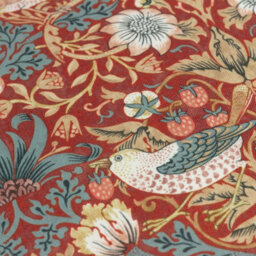 Morris & Co Strawberry Thief Piped Outdoor Cushion Cover - thumbnail 5