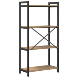 Berkfield Bookcase Artisan Oak 60 X 30 X 118 Cm Engineered Wood - thumbnail 7