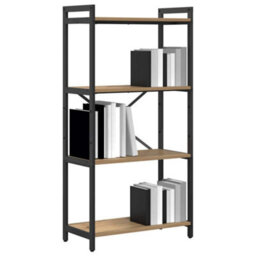 Berkfield Bookcase Artisan Oak 60 X 30 X 118 Cm Engineered Wood - thumbnail 3