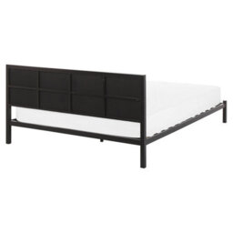 Beliani Bed Metal Clamart 160 X 200 Cm (Eu King Size) Grey - thumbnail 6