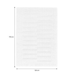 Sweeek - Indoor Rug With Raised Pattern Cream 170X120Cm - Rio - thumbnail 4