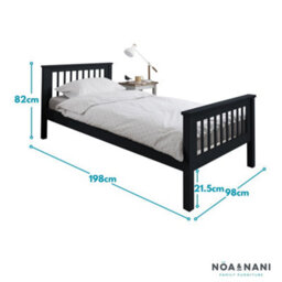 Nöa & Nani Noa & Nani Single Bed Frame In Anthracite Hampshire - thumbnail 5