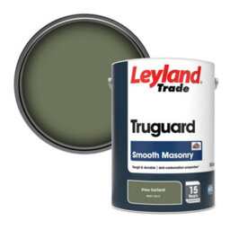 Leyland Trade Truguard Smooth Masonry Paint Pine Garland (Ppg1126-6) 5L - thumbnail 1