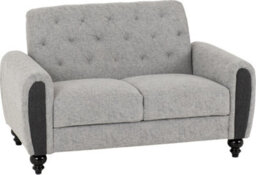 Seconique Chester 3 Plus 2 Seater Sofa Upholstered In Grey Fabric 2 Man Del - thumbnail 4