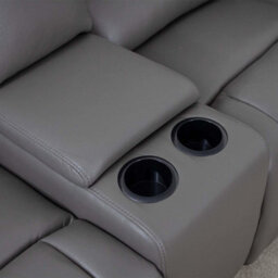 Furnishings For Less UK Oxbridge Grey 5 Seater Electric Recliner Corner Sofa Led Usb Storage - thumbnail 2