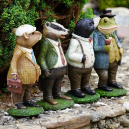 Wind In The Willows Figures Set 4 Resin Garden Ornament Mr Toad Badger Mole Rat Ro-140/141/142/143 - thumbnail 5