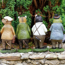 Wind In The Willows Figures Set 4 Resin Garden Ornament Mr Toad Badger Mole Rat Ro-140/141/142/143 - thumbnail 6