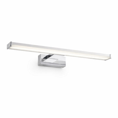 Billtix 400mm Led Bathroom Mirror Light Chrome Ip44 Vanity Wall Light 8W Daylight White 6500K Modern Over Mirror Lighting - image 1