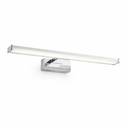 Billtix 400mm Led Bathroom Mirror Light Chrome Ip44 Vanity Wall Light 8W Daylight White 6500K Modern Over Mirror Lighting