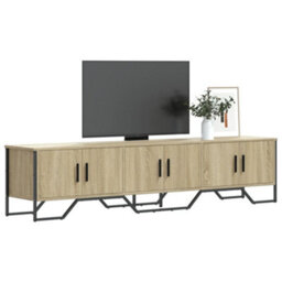 Berkfield Modern Tv Cabinet Sonoma Oak 180X34X41 Cm Engineered Wood - thumbnail 2