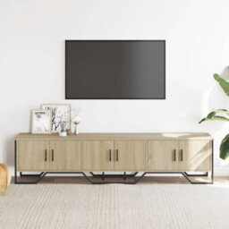 Berkfield Modern Tv Cabinet Sonoma Oak 180X34X41 Cm Engineered Wood - thumbnail 3