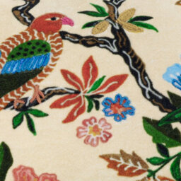 Wylder Sittacula Embroidered Feather Rich Cushion - thumbnail 4