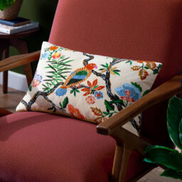 Wylder Sittacula Embroidered Feather Rich Cushion - thumbnail 6