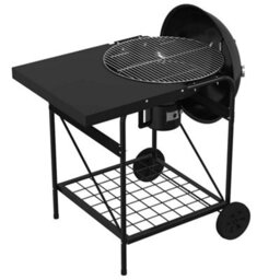 Walplus Outdoor Grill With Wheel Black 96 X 72 X 113 Cm Metal - thumbnail 9