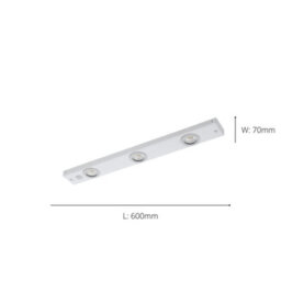 Eglo Kob Led White Metal Under Cabinet Light, (L) 60Cm - thumbnail 4
