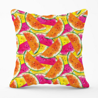 Warren Reed Designer Watermelon Design Outdoor Cushion 45Cm X 45Cm - image 1
