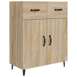 Berkfield Classic Sideboard Sonoma Oak 69.5X34X90 Cm Engineered Wood - thumbnail 1