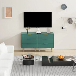 Green Modern Bedside Cabinet 3 Drawer Chest Table Nightstand Bedroom Storage Unit - thumbnail 6