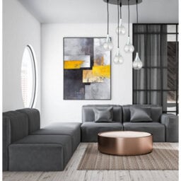 Luminosa Lighting Luminosa Lacrima Cluster Pendant Ceiling Light Black, Silver Transparent Glass Shade 5X E27 - thumbnail 3