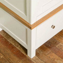 Farro White Triple Wardrobe With 2 Drawers - By Roseland Furniture - thumbnail 8