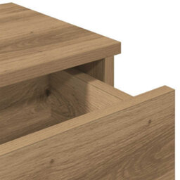 Walplus Wall Shelf With Drawers Artisian Oak 80X31X17 Cm Engineered Wood - thumbnail 8