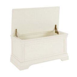 The Furniture Market Wilmslow White Painted Blanket Box - thumbnail 7