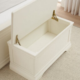 The Furniture Market Wilmslow White Painted Blanket Box - thumbnail 6
