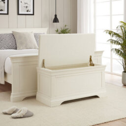 The Furniture Market Wilmslow White Painted Blanket Box - thumbnail 4