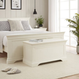 The Furniture Market Wilmslow White Painted Blanket Box - thumbnail 2