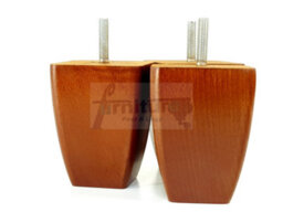 L&F 4X Solid Wooden Feet Replacement Furniture Legs 90mm Height  Sofas Chairs Stools M8 (8mm) (Dark Oak) - thumbnail 6