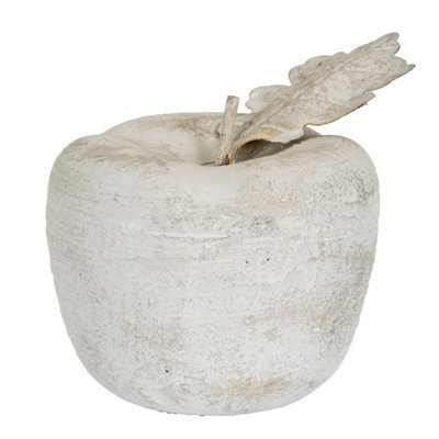 Stone Apple (Medium) - Rustic Decorative Sculpture - image 1