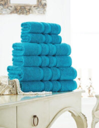 Gc Gaveno Cavailia 4 Pack Zero Twist Hand Towel 50X80 Turquoise Quick Absorbent & Super Soft Towels
