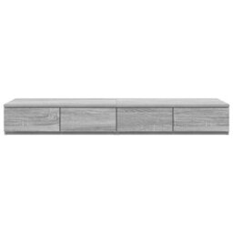 Berkfield Bed Drawers Grey Sonoma 120X36,5X16,5 Cm Engineered Wood - thumbnail 6