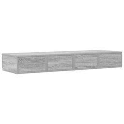 Berkfield Bed Drawers Grey Sonoma 120X36,5X16,5 Cm Engineered Wood - thumbnail 8