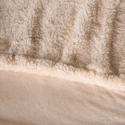 Ohs Teddy Fleece Fitted Bed Sheet Soft Thermal Warm, Stone - Single - thumbnail 4