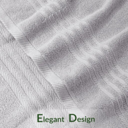 Casabella Towels 3 Pack Bath Sheets Large Bath Towel 80X140 Cm 100% Zero-Twist Cotton Highly Absorbent Towelswhite - thumbnail 4