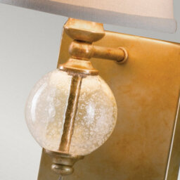 Luminosa Lighting Elstead Argento 1 Light Indoor Candle Wall Light Oxidized Silver Leaf, E14 - thumbnail 3