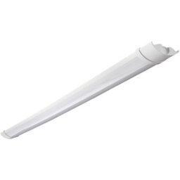4Ft Ip65 Flush Batten Light - 18W Daylight White Led - Opal & Gloss White Pc - thumbnail 3