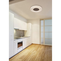 Luminosa Lighting Luminosa Goffi Semi Flush Ceiling Light White Led - thumbnail 2
