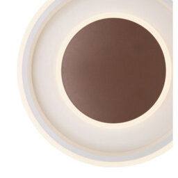 Luminosa Lighting Luminosa Goffi Semi Flush Ceiling Light White Led - thumbnail 5