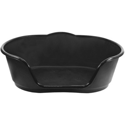 KetoPlastics Extra Large Dog Bed Plastic Basket - Black - image 1