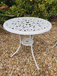 Sh&g Hanging Swing Chair - Basket Chair, Stand & Cushion Set - Grey Rattan & Steel With Cream Cushion - Signature Homes And Garden - thumbnail 6