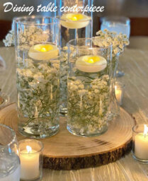 Amorly 24 Pack Floating Candles, Water Activated Flameless Led Tea Lights For Wedding Centerpieces, Glass Cylinder Vases,pool Decorations - thumbnail 5