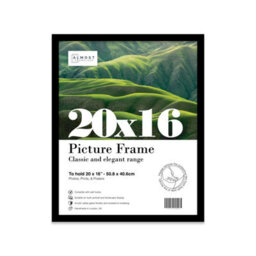 20X16 Black Picture Frame (40.6 X 50.8Cm) Poster, Photo, Artwork, Gallery Wall Or Print - thumbnail 1
