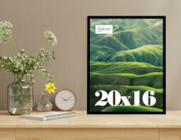 20X16 Black Picture Frame (40.6 X 50.8Cm) Poster, Photo, Artwork, Gallery Wall Or Print - thumbnail 2