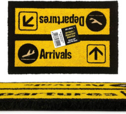 CKB LTD Arrivals And Departures Airport Novelty Doormat Unique Coir Front Doormats - thumbnail 4