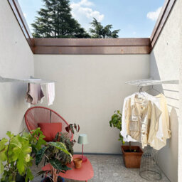 2X Foxydry Fold 60, Steel And Aluminium Folding Up Wall-Mounted Clotheshorse, 60X9X50 Cm White2 Pieces - thumbnail 6