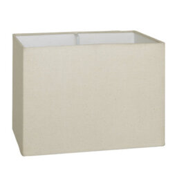 Industville Knurled Pillar Table Lamp, Pewter Base, Rounded Rectangle Cotton Lampshade - thumbnail 3
