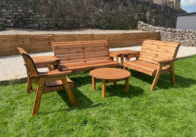 Charles Taylor Trading Charles Taylor Seven Seater Balmoral Set With Round Coffee Table - image 1