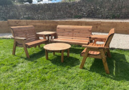 Charles Taylor Trading Charles Taylor Seven Seater Balmoral Set With Round Coffee Table - thumbnail 2